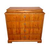 Biedermeier Solid Light Birch Chest of Drawers