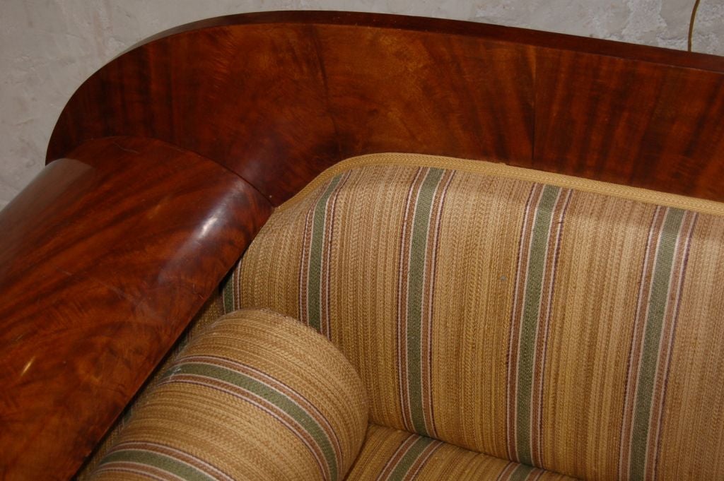19th Century Mahogany  Biedermeier Swedish Sofa