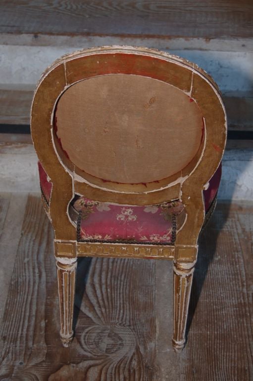 Louis XVI 18th Century Signed Slipper Chair