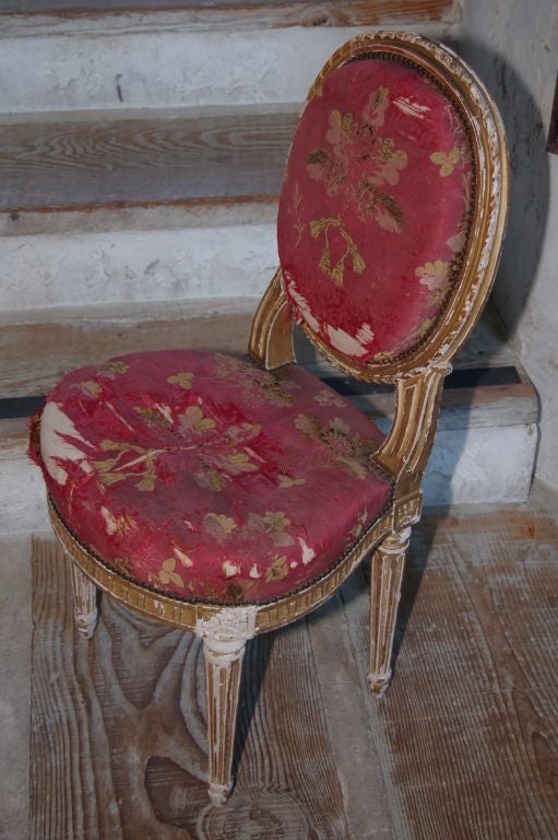 French 18th Century Signed Slipper Chair