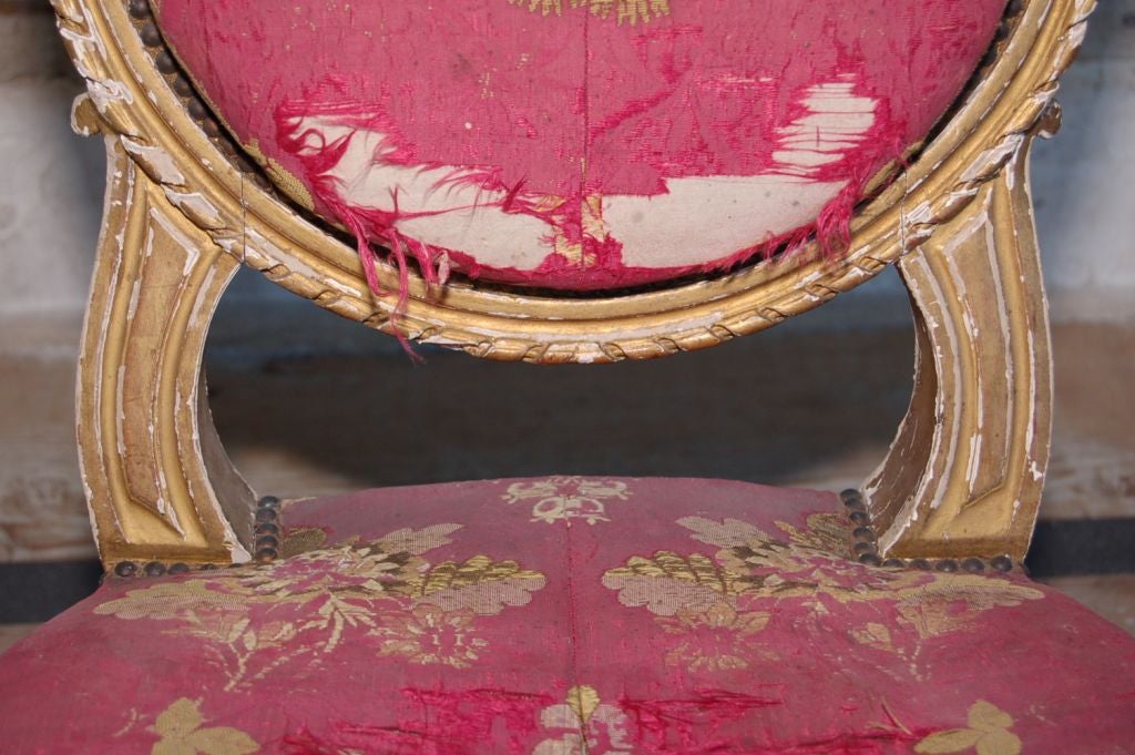 18th Century Signed Slipper Chair In Good Condition In San Francisco, CA