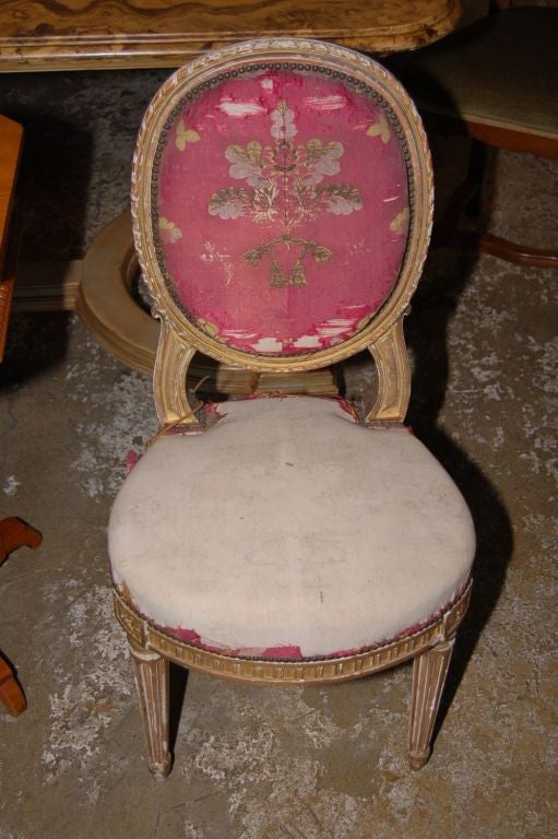 18th Century Signed Slipper Chair 4