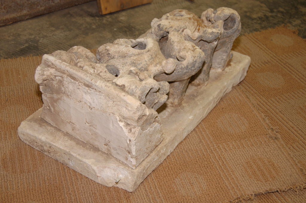 French 18th-Early 19th Century Limestone Carving from France