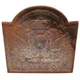 19th Century French Iron Fireback