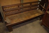 Antique 19th Century French Brittany Bench