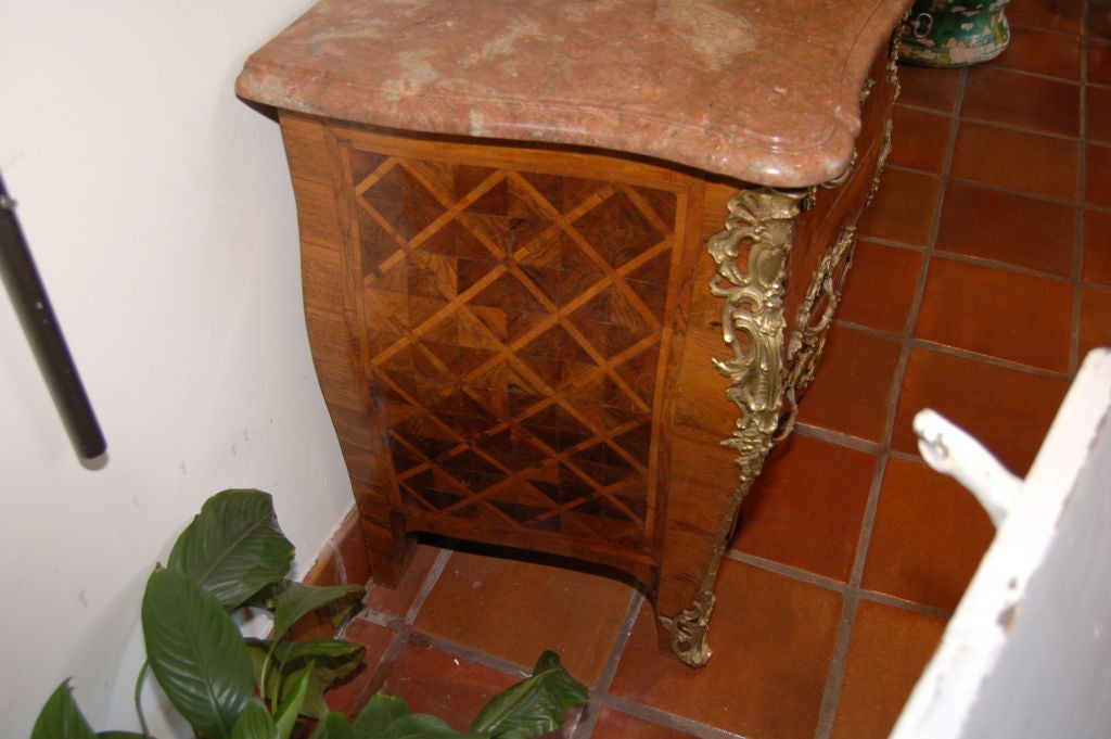 Rococo ON SALE Commode  French Regence 18th Century Parquetry Chest of Drawers