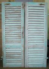 Pair 19th C. French Shutters