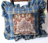 Turn of the 19th C. Tapestry Made Into Pillow