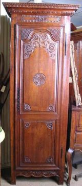 Half Of French 19th C. Oak  Armoire