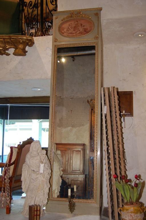 Early 19th Century French Trumeau Mirror 1