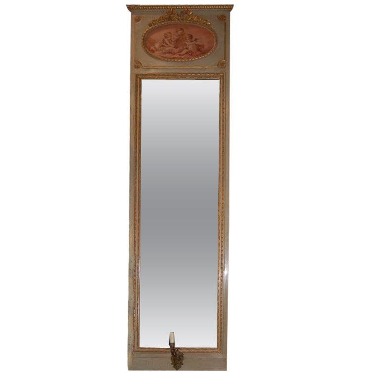 Early 19th Century French Trumeau Mirror