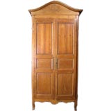 19th C. Pine French Armoire