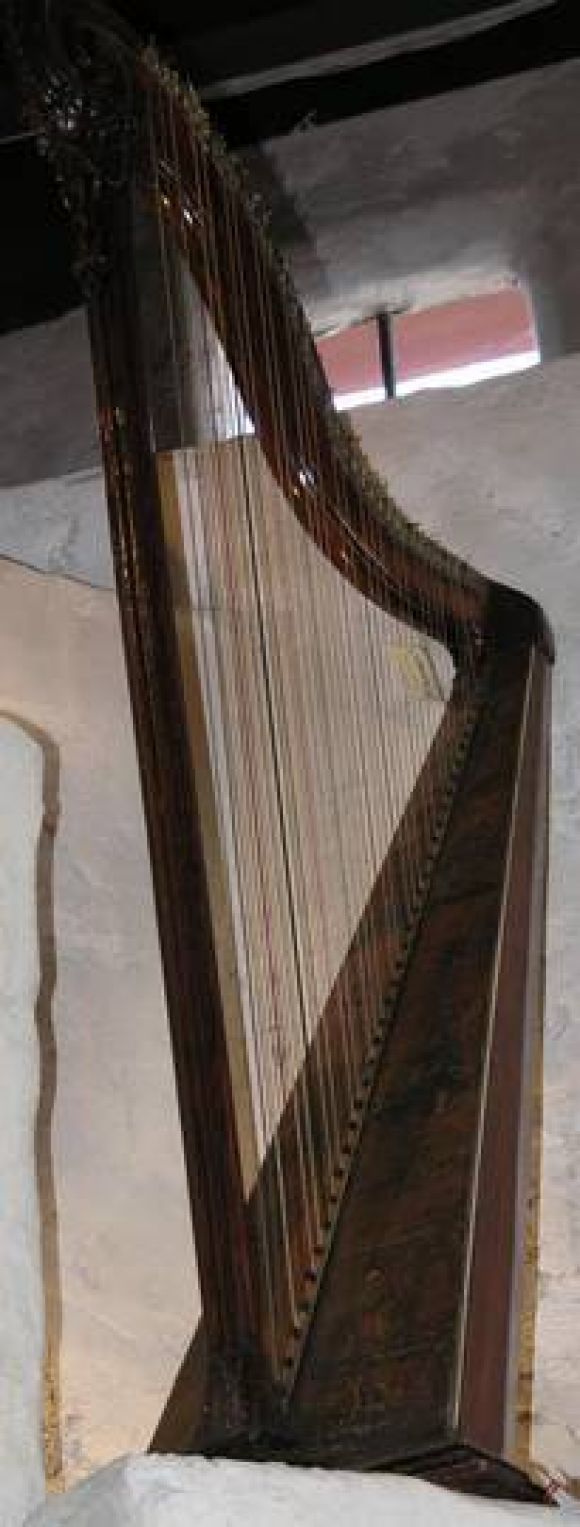 ON SALE Harp Signed Couisineau Louis XVI Period For Sale 2