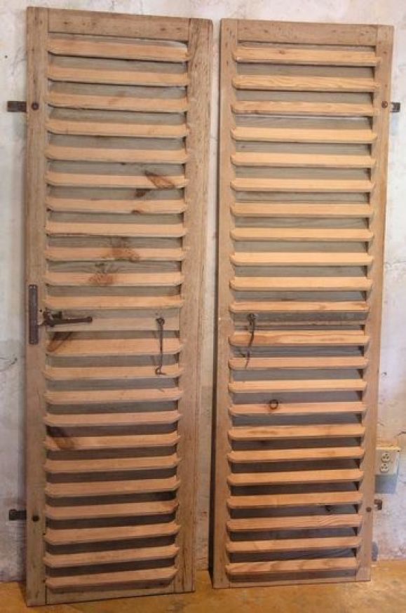 Pair of 18th century French pine shutters
more available