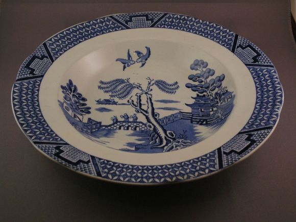 Antique Booths Blue Willow Bowl