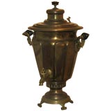 Antique Russian  Brass Samovar With Three Marks