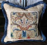 18th C. French Tapestry Made Into Custom Pillow