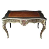 Signed 19th C. Boule Desk,  Exquisite Bronze Doré