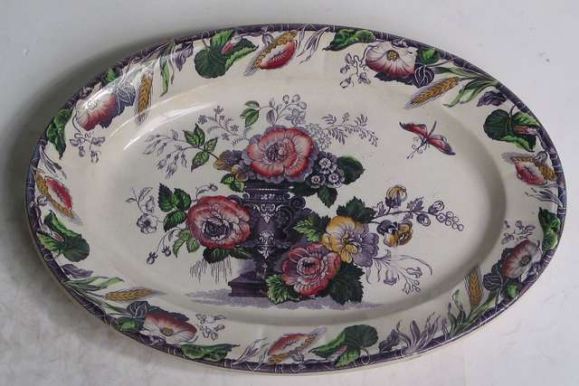 19TH C. ENGLISH IRONSTONE PLATTER
