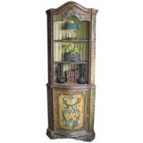 19th Century Italian Corner Cabinet