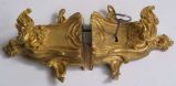 Antique 19TH CENTURY FOUNTAINE PARIS BRONZE DORE' DOOR HANDLES