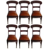 Six Early 20th C. Chairs - 5  & 1 Arm