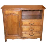 1920's Blond Oak French Buffet