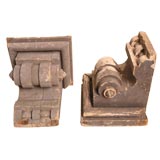 Pair 19th C. American Corbels