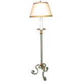 19th/20th C. Floor Lamp With Shade