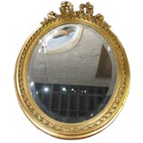Late 19th C. French Gold Dore'Carved Wood  Frame with Bevel