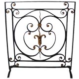 Turn Of The 19th C. Balcony Made Into  A Fire Screen