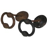 Antique 18th C. French Iron Door Handle