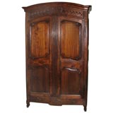 Louis XV of the period Walnut Armoire