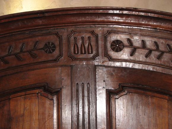 Louis XV of the period Walnut Armoire