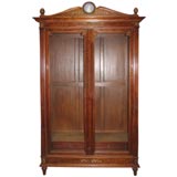 Antique Late 19th Century French Burled Walnut Armoire