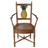 Reproduction Pineapple Chair From Provence Signed