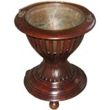 Antique Mahogany Wine Cooler with Orignal Liner