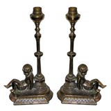 1920
s French Brass Lamp