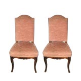 Pair 19th C. French Chairs with Hoof Foot