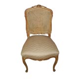Set of Eight 19th C. French Cabriole Leg Chairs