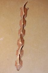 Hand Carved 19th Century French  Antler Hanger