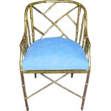 Italian Faux Bamboo Chair