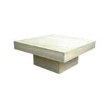 Mid Century Travertine Coffee Table
