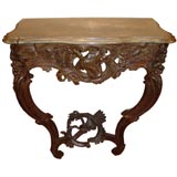 18c. French Console with Marble Top.