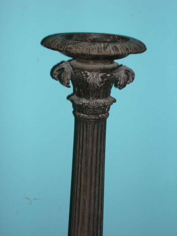 Iron Italian  candelabro  della repubblica veneta