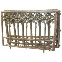 Antique Italian cast iron fence