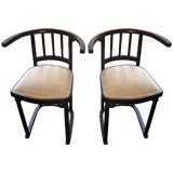 Hoffman design pair of Chairs