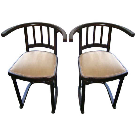Hoffman design pair of Chairs