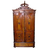 ARMADIO   VENEZIANO   1880 s    WALNUT  (  armoire)