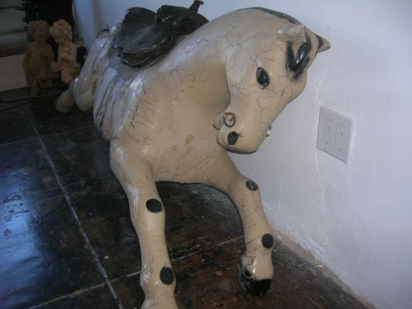 Carousel Horse with original patina